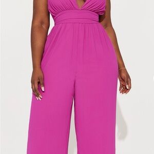 Elegant Pink Jumpsuit